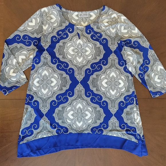 JM Collection tunic blouse - Picture 4 of 5